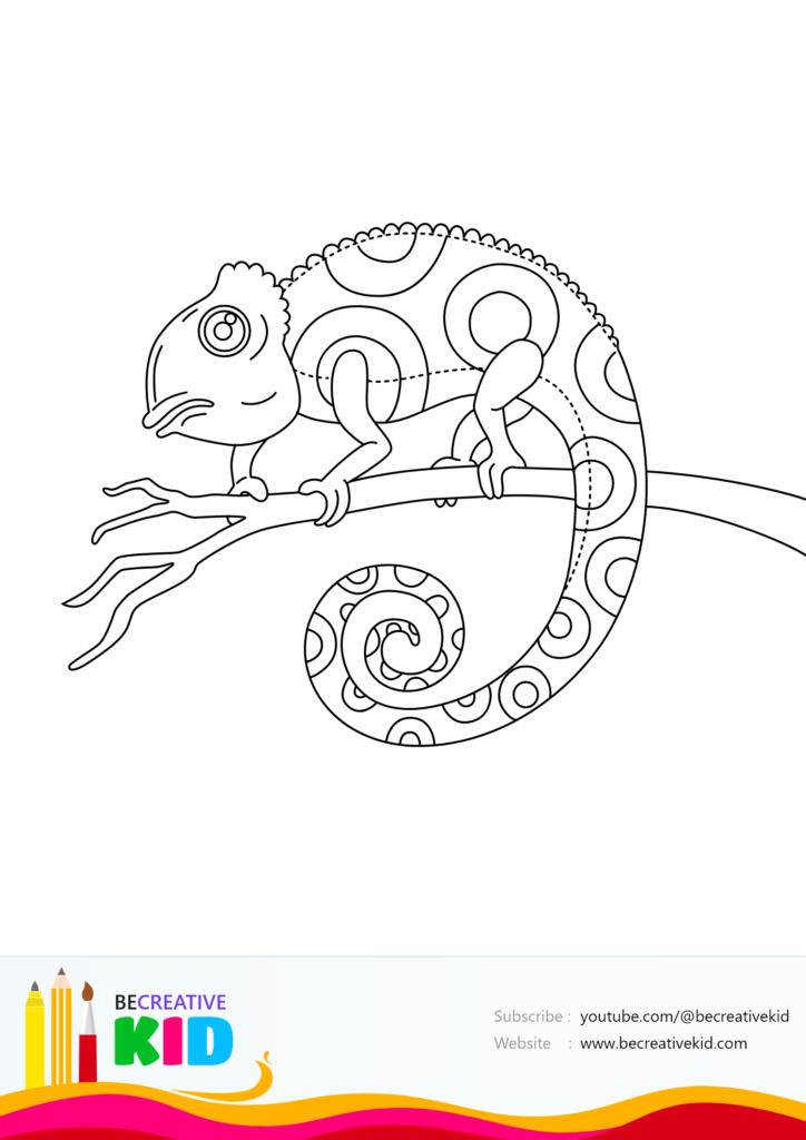 how to draw Butterfly - Coloring pages with beautiful contrast How to draw Chameleon | Chameleon drawing | Oil Pastel color drawing | Be creative kid | learn art