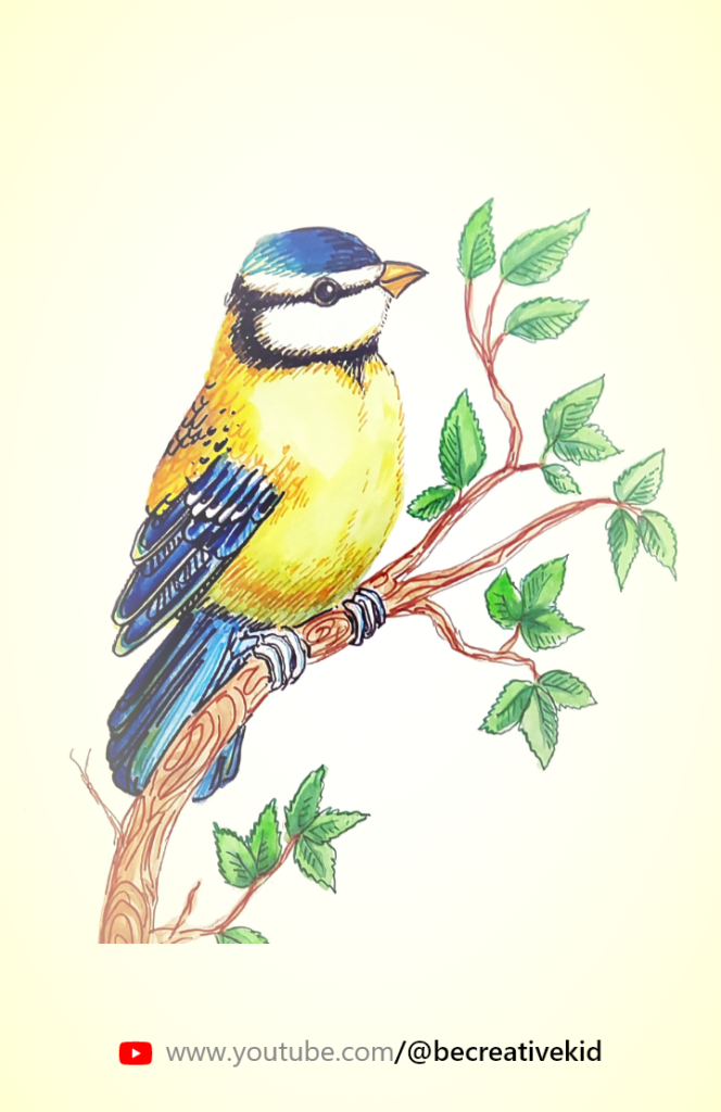 Download Free coloring pages for coloring Sparrow pdf download and fill color - how to fill color Sparrow