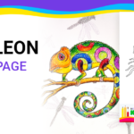 How to draw Chameleon | Chameleon drawing | Oil Pastel color drawing | Be creative kid | learn art