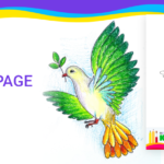 Download coloring page for coloring Dove pdf download and fill color - how to fill color pigeon
