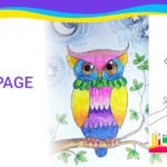 Free coloring pages for coloring Owl pdf download and fill color - how to fill color Owl