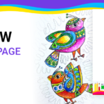 Free coloring page for coloring Sparrow pdf download and fill color - how to fill color Sparrow