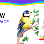 Download Free coloring pages for coloring Sparrow pdf download and fill color - how to fill color Sparrow