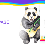 Free download coloring pages for coloring panda pdf download and fill color – how to fill color panda